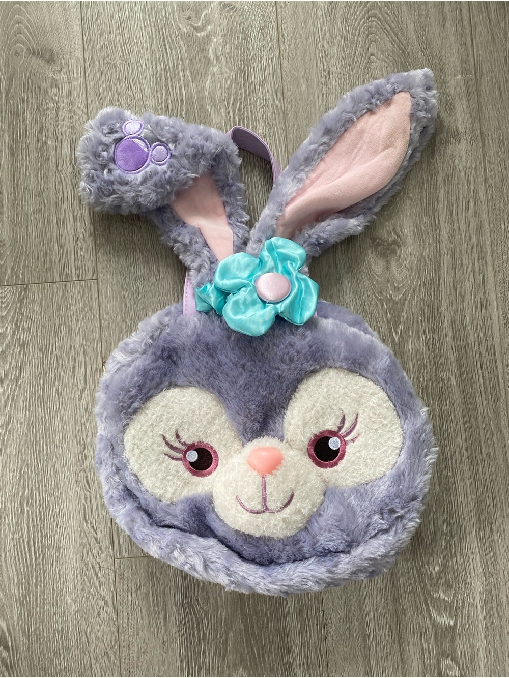 Brand new Big Duffy Friends StellaLou Plush Face Crossbody Bag Purse